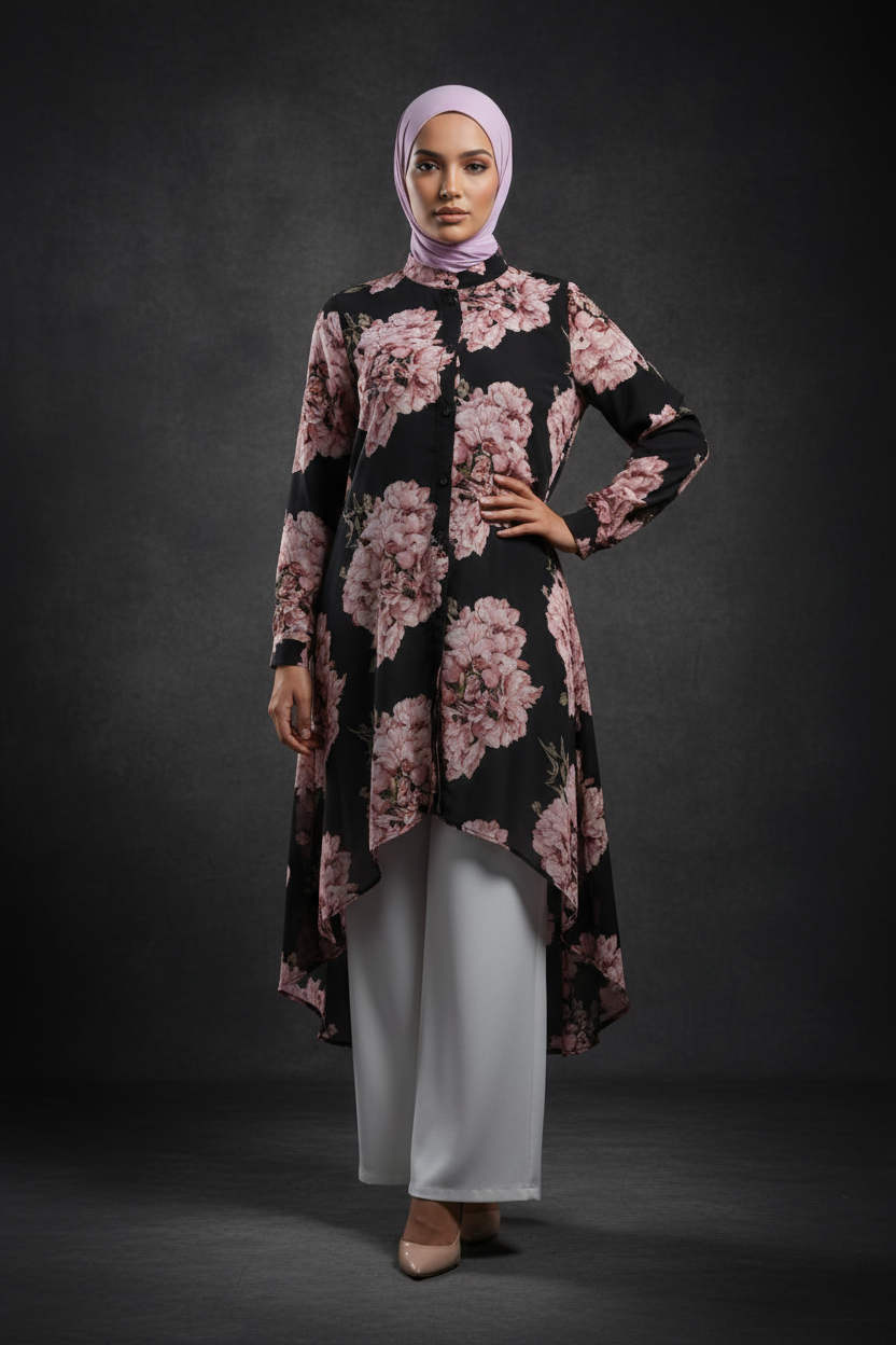 Emirati Jersey Hijab - Lilac