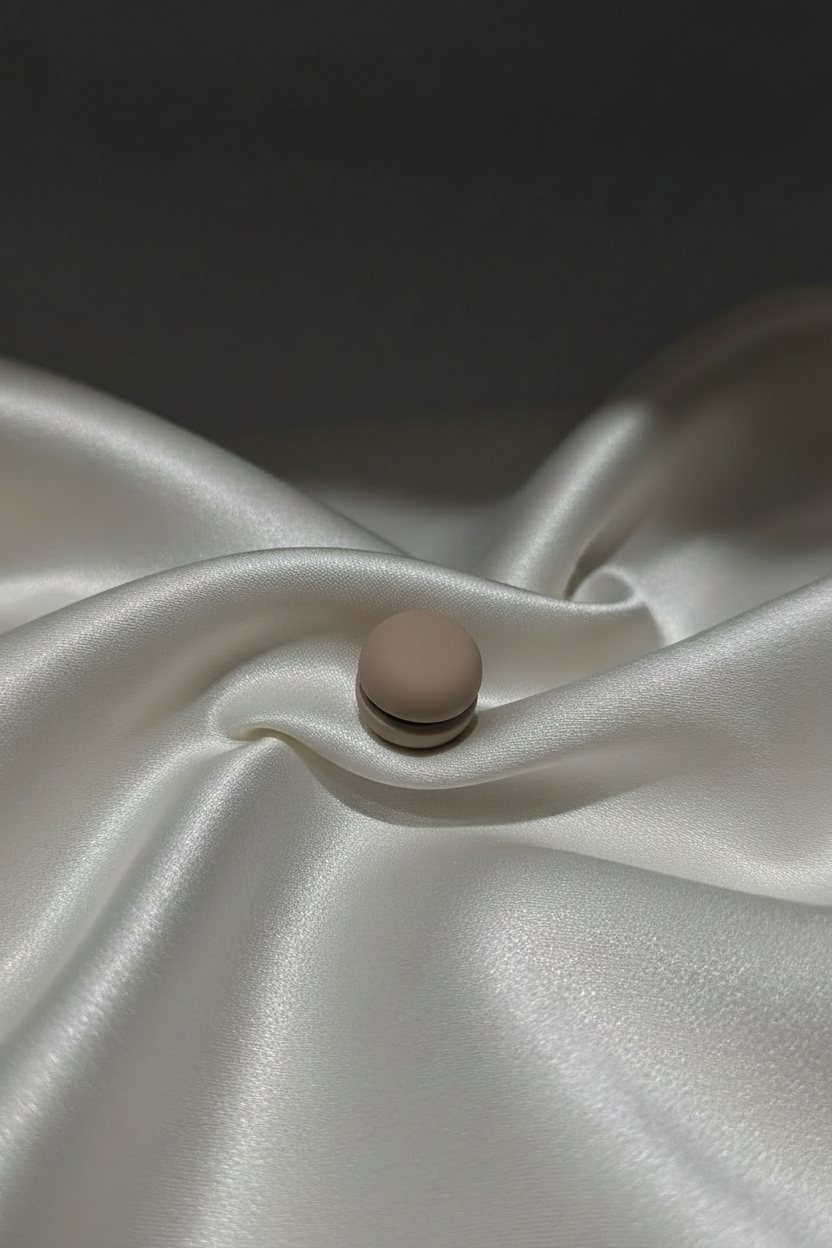 Round Hijab Magnet - Warm Greige