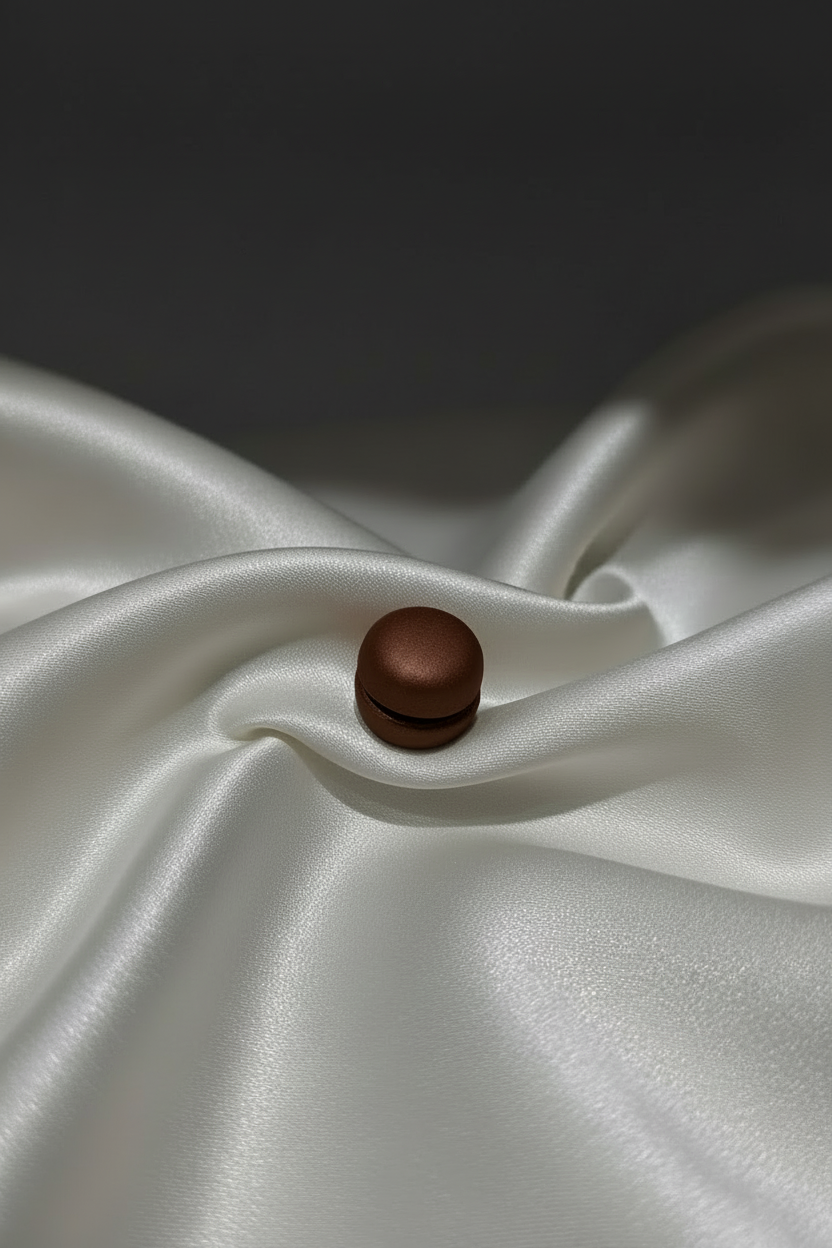 Round Hijab Magnet - Chocolate Brown