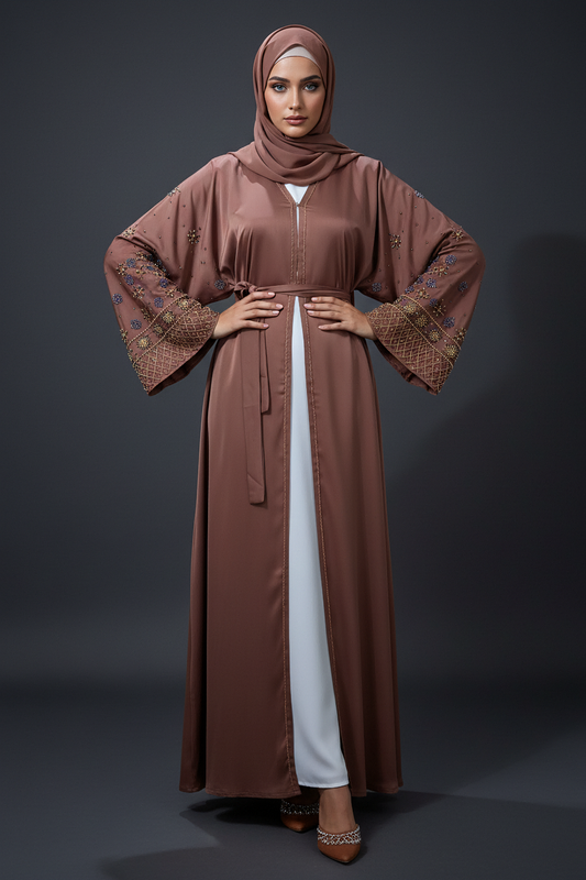 The Cinnamon Bloom Abaya