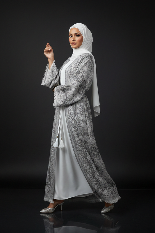 The Pearl Persian Pashmina Abaya