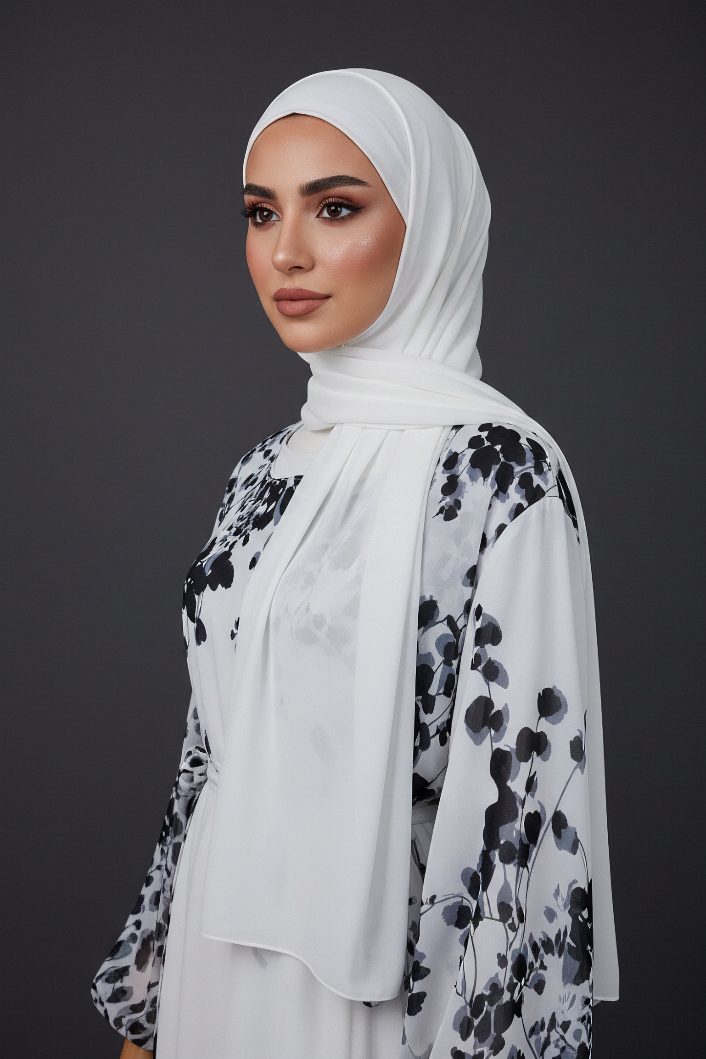 The Ink Blossom Abaya