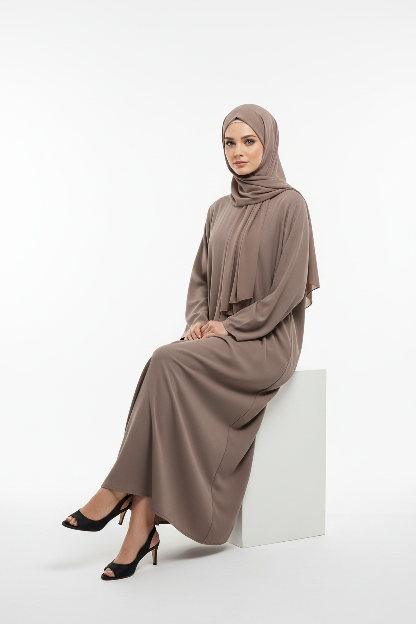 Mocha Essentials Abaya