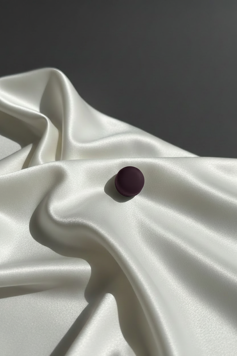 Round Hijab Magnet - Plum