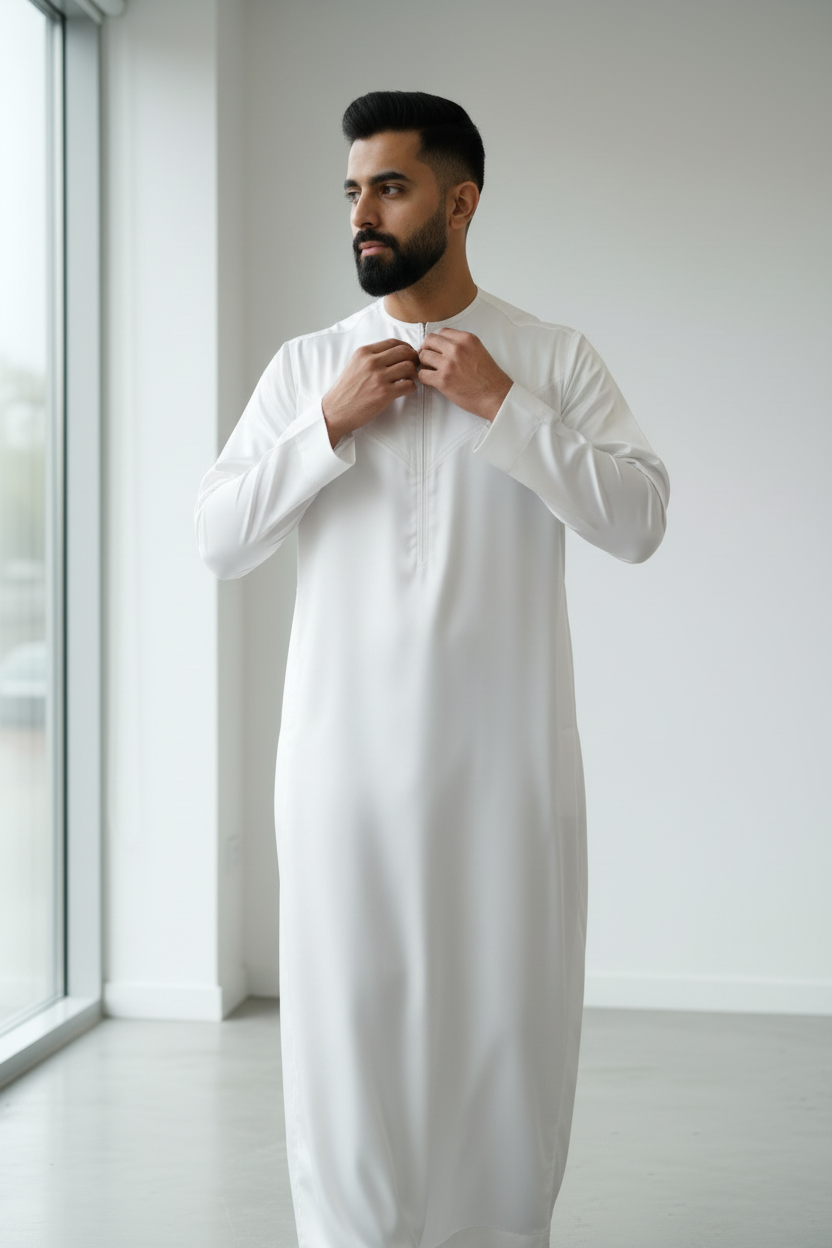 White Emirati Thobe
