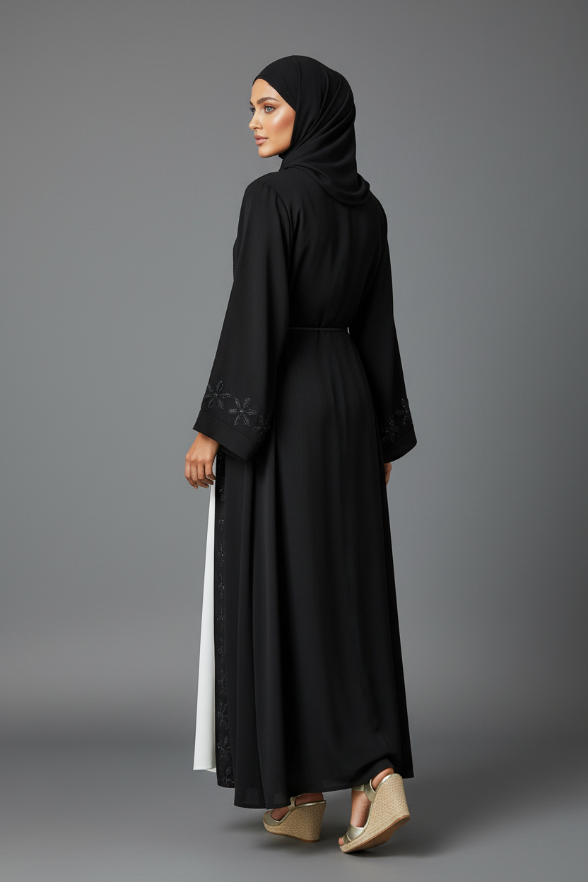 The Noir Jasmine Abaya