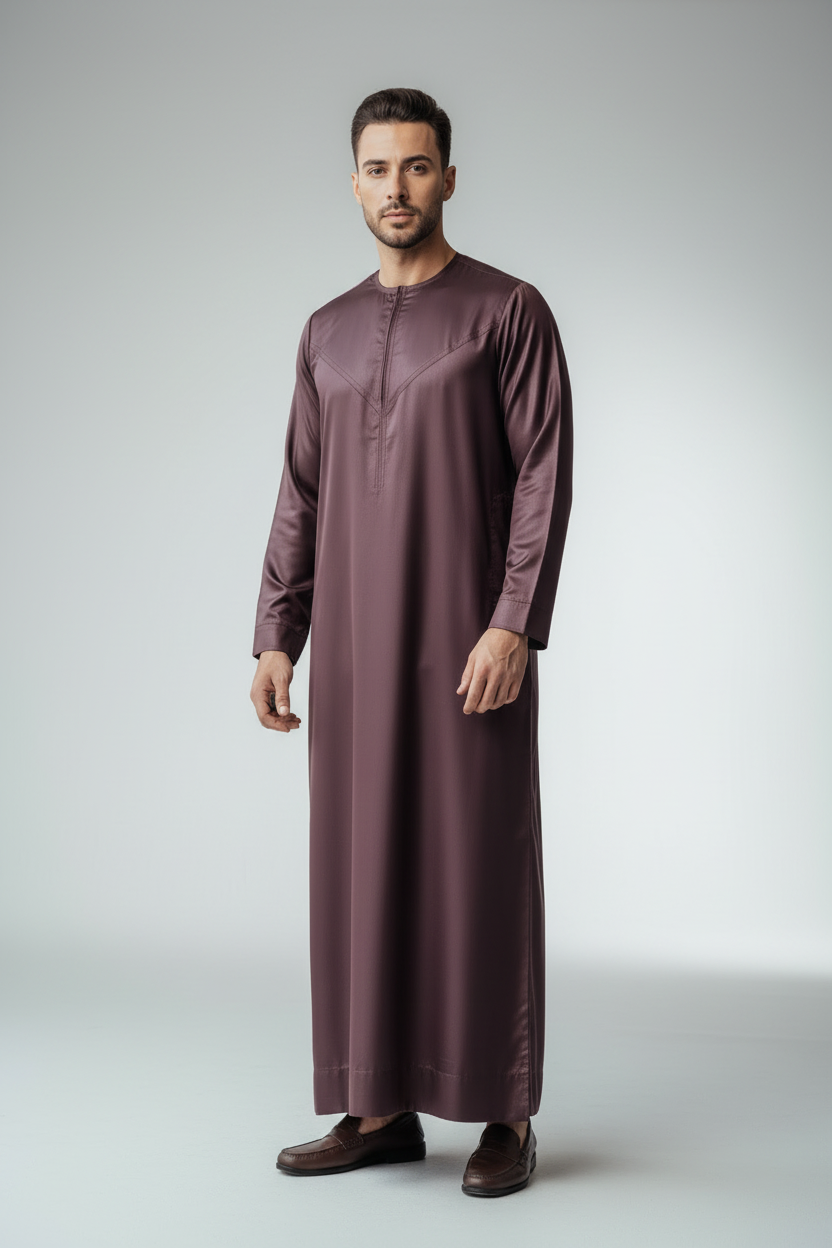 Maroon Emirati Thobe