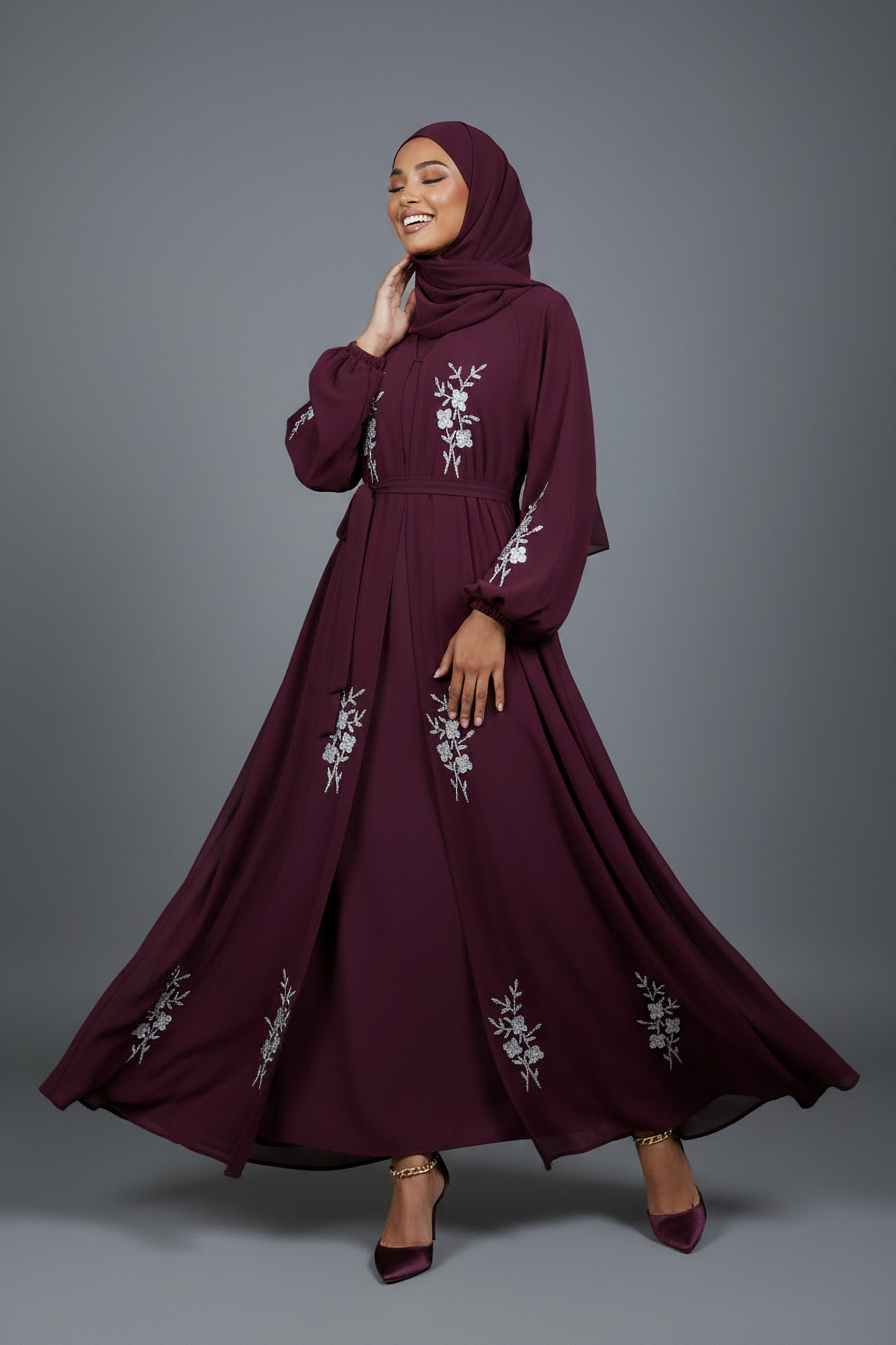 The Plum Blossom Abaya