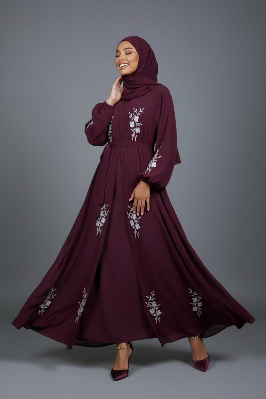 The Plum Blossom Abaya