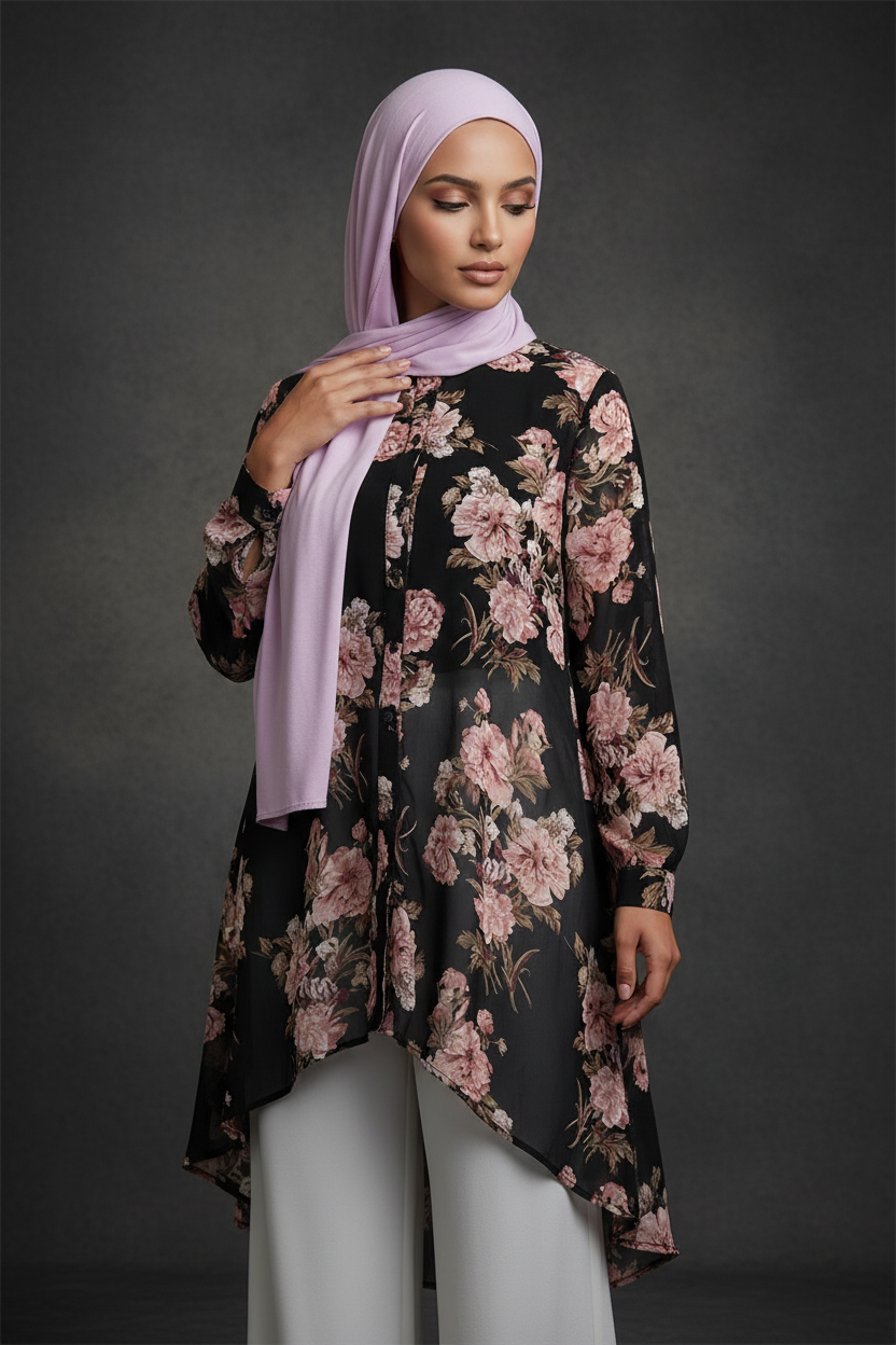 Emirati Jersey Hijab - Lilac