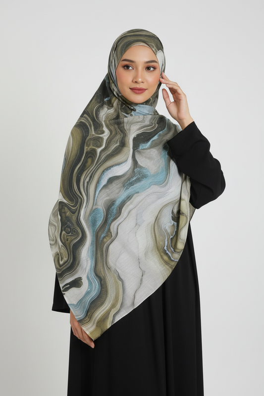 The Tide Edit Deep Current hijab