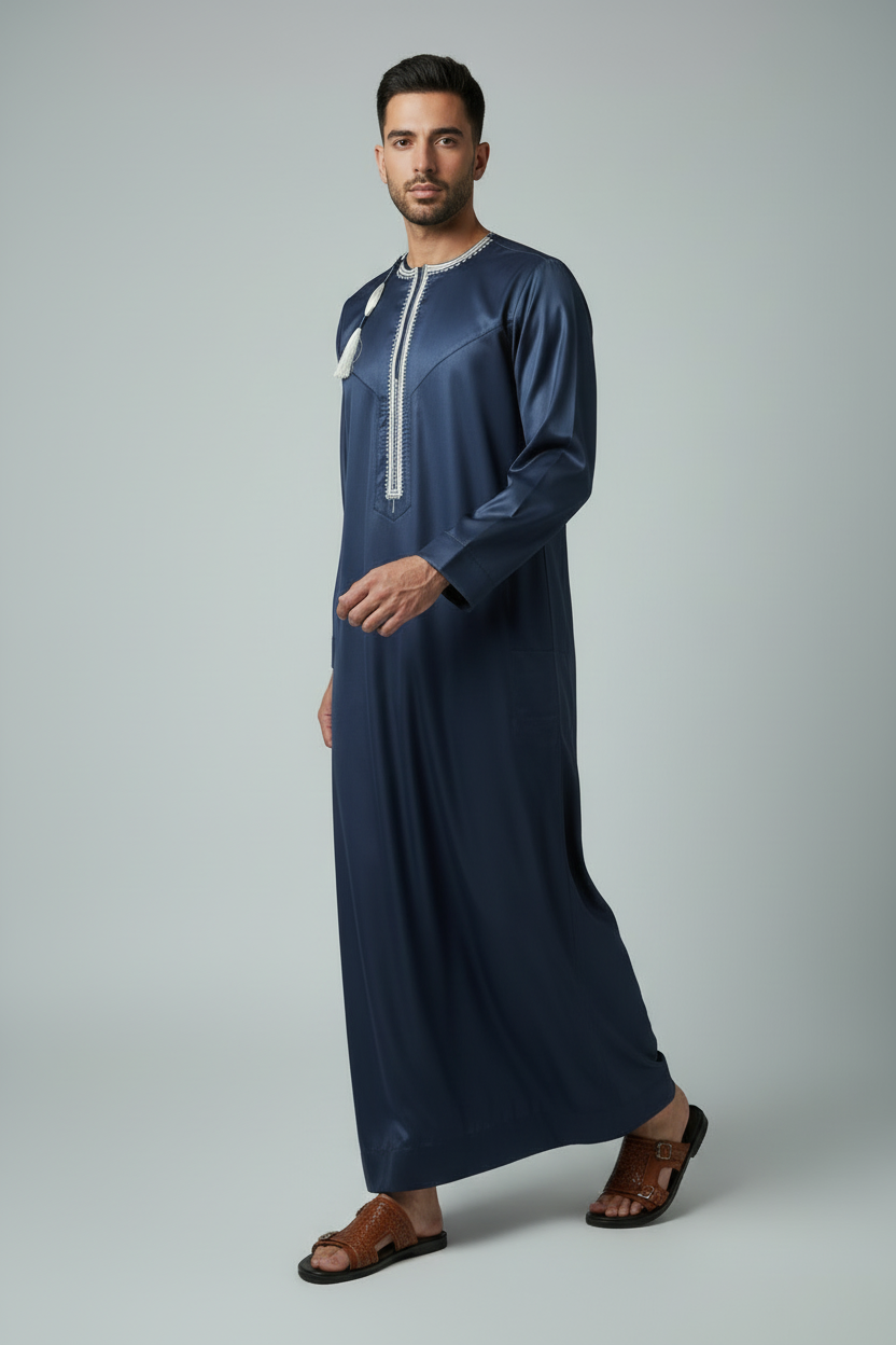 Midnight Lustre Emirati Thobe