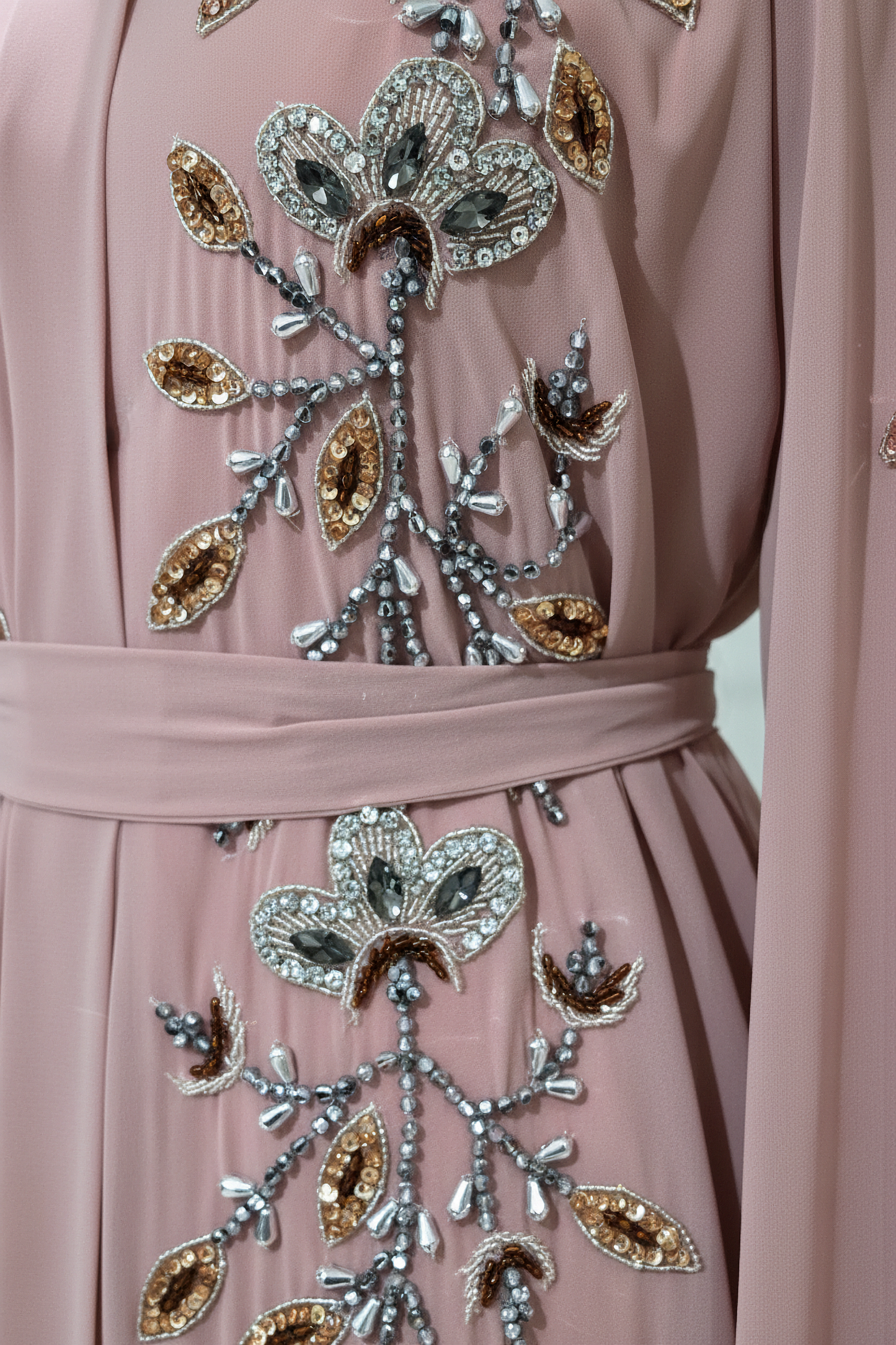 The Crystal Bloom Abaya