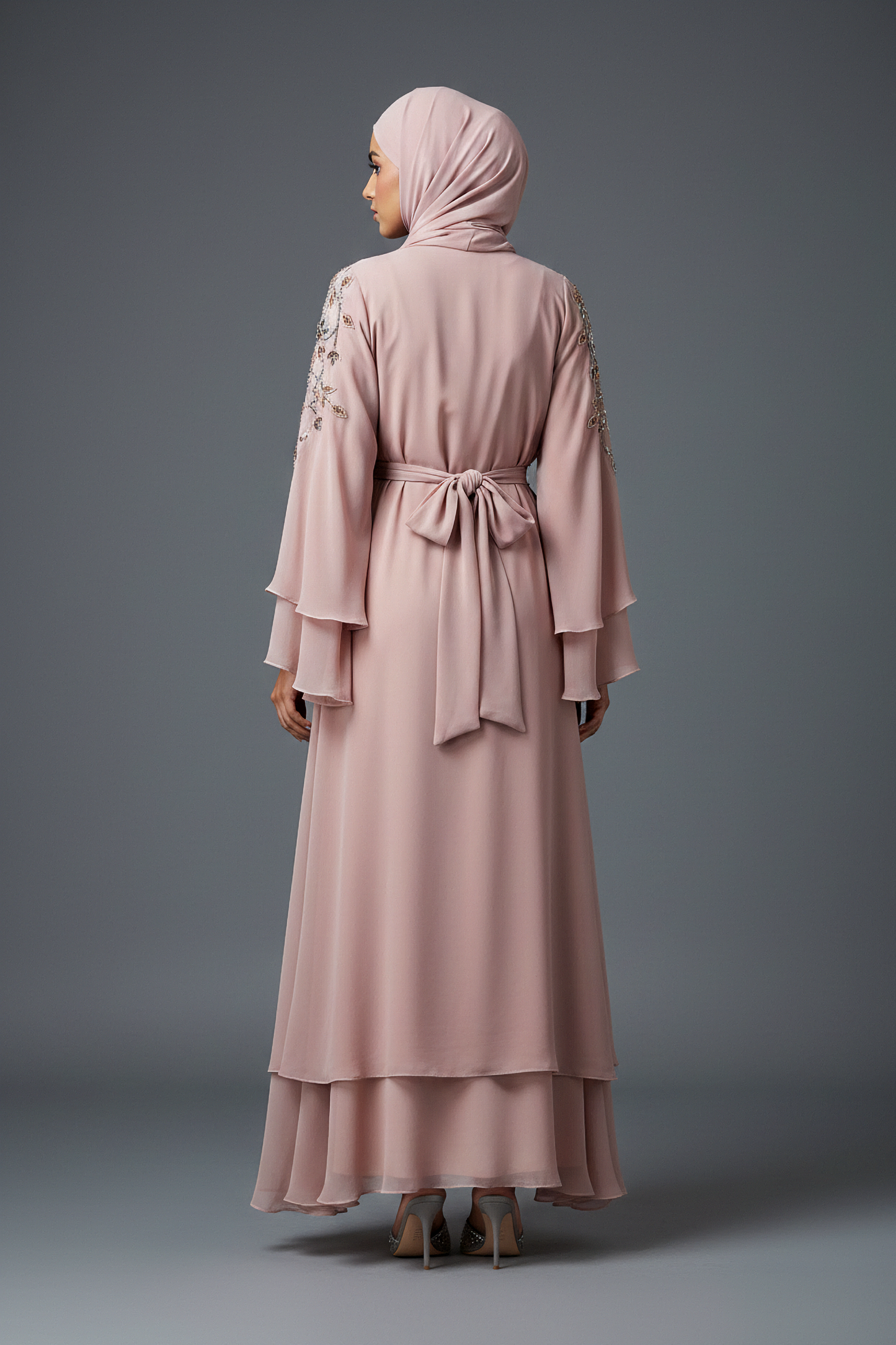 The Crystal Bloom Abaya