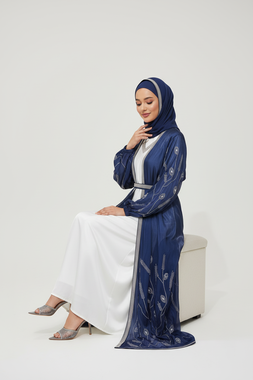 Navy Abaya