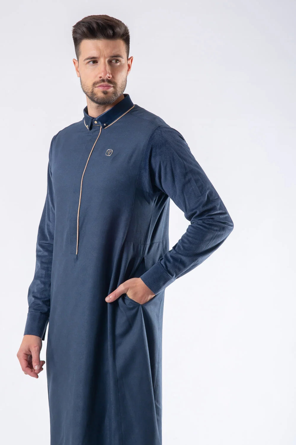 Lawung AAR2418 Navy Thobe