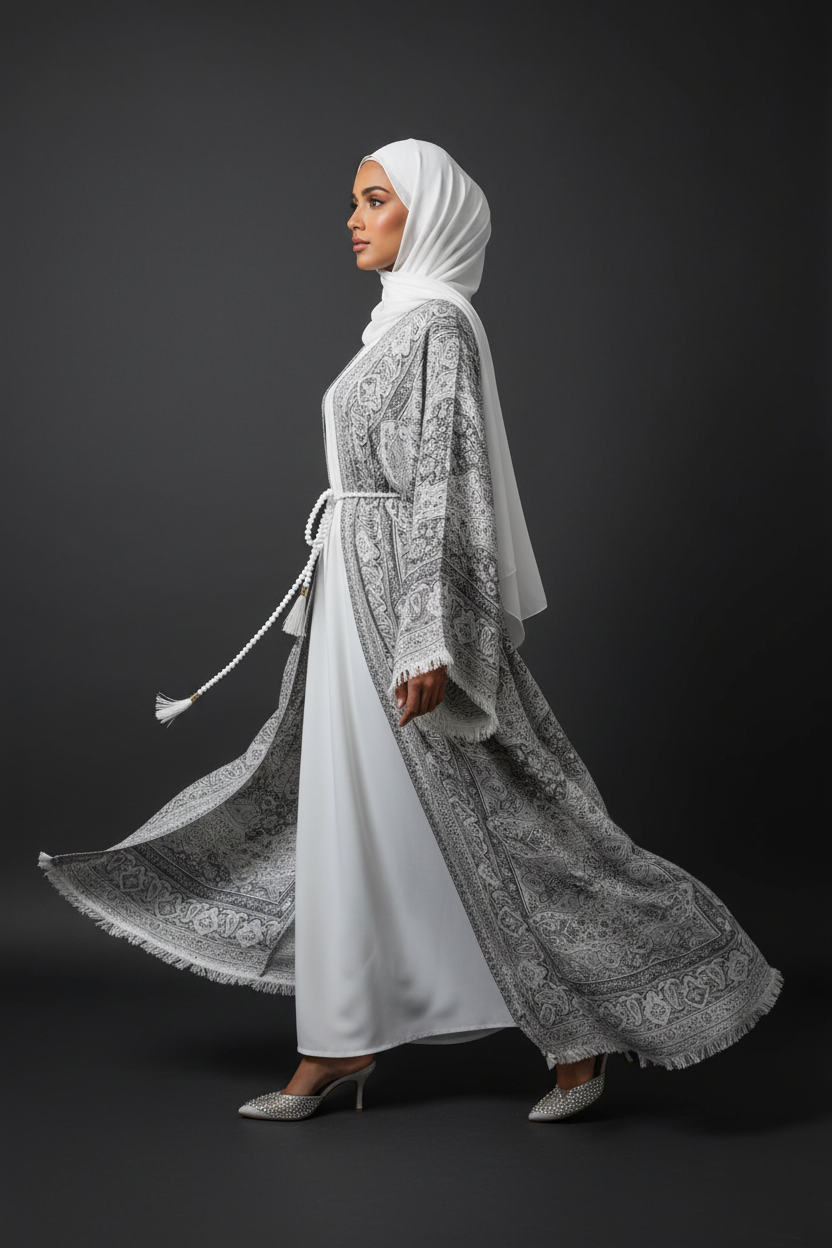 The Pearl Persian Pashmina Abaya