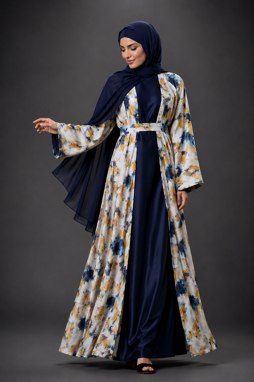 The Brushstroke Abaya wuey