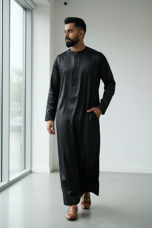Black Emirati Thobe