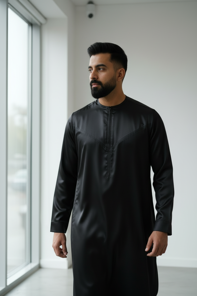 Black Emirati Thobe