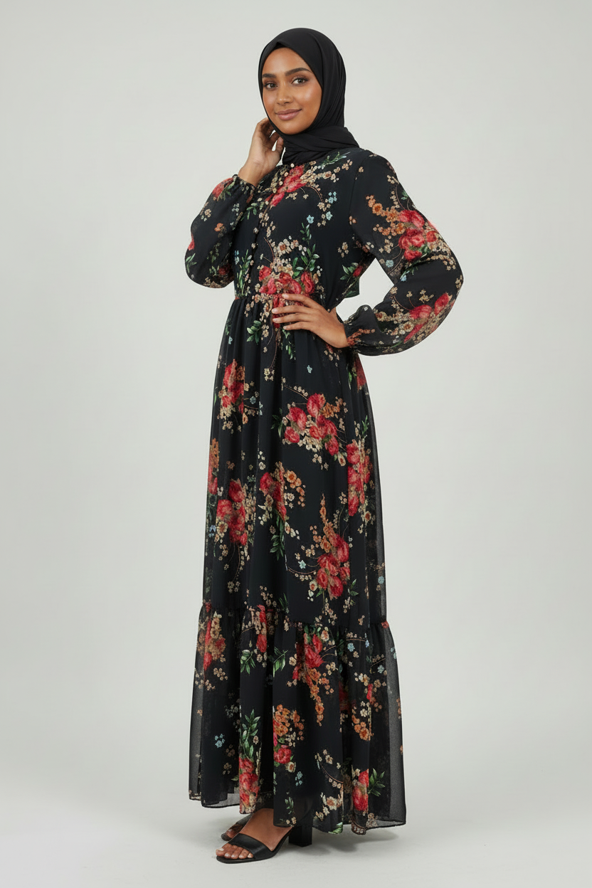 Black Rose Black Hijab