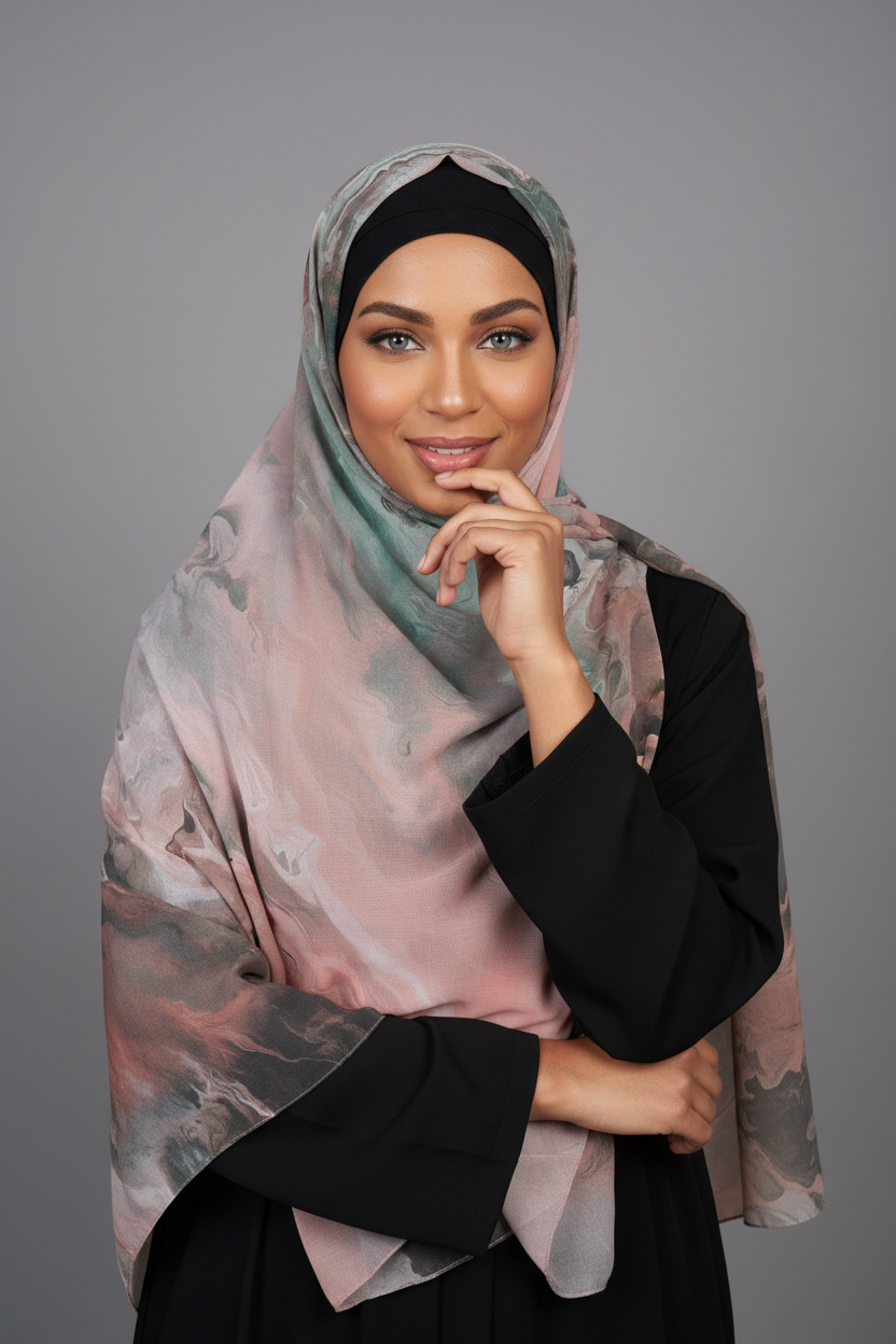 Watercolour Pour Hijabs