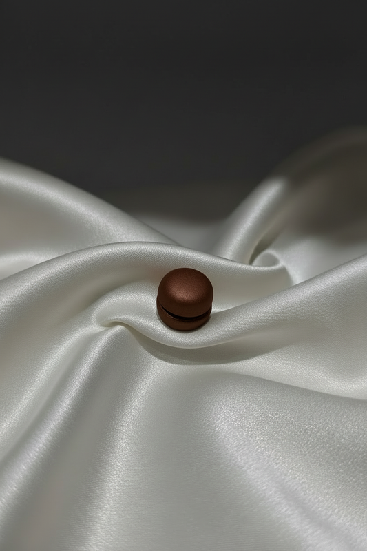 Round Hijab Magnet - Chocolate Brown