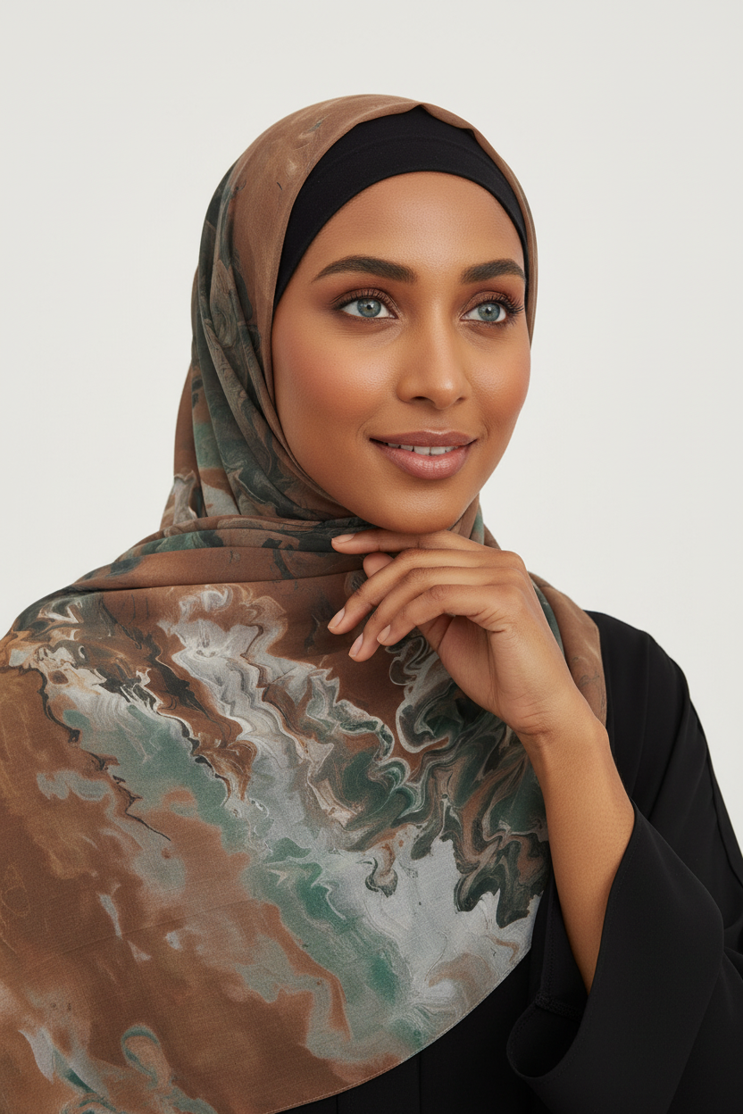 Watercolour Pour Hijabs
