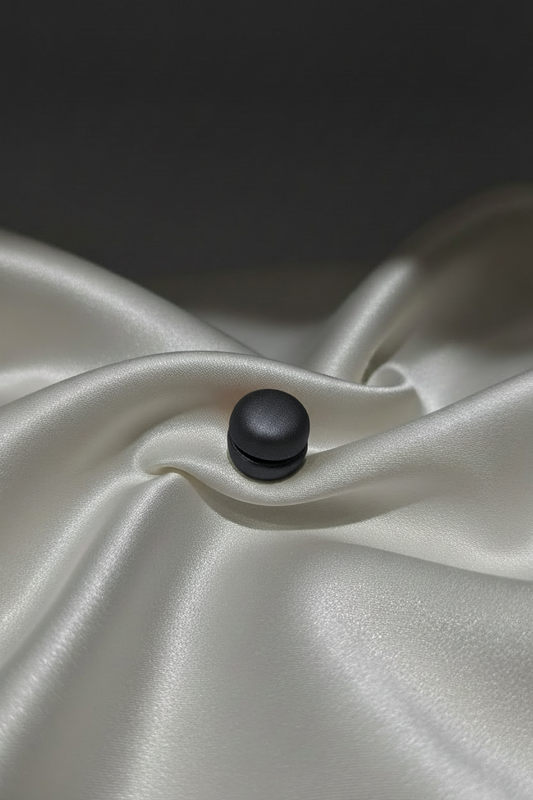 Round Hijab Magnet - Dark Charcoal