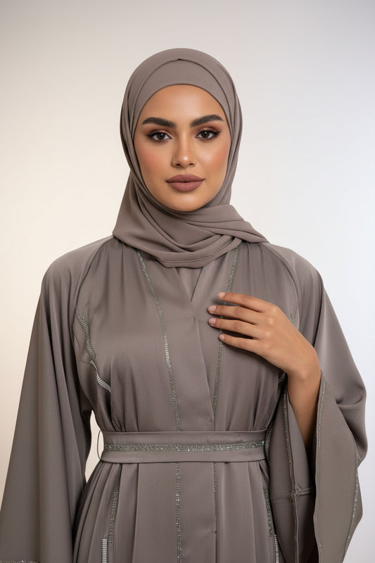 Crystal Drape Abaya