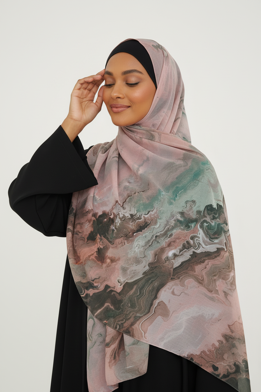 Watercolour Pour Hijabs