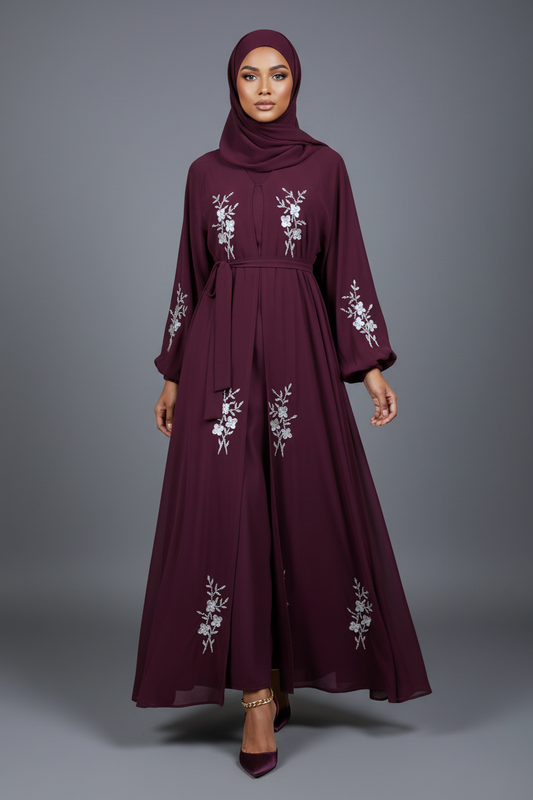 The Plum Blossom Abaya