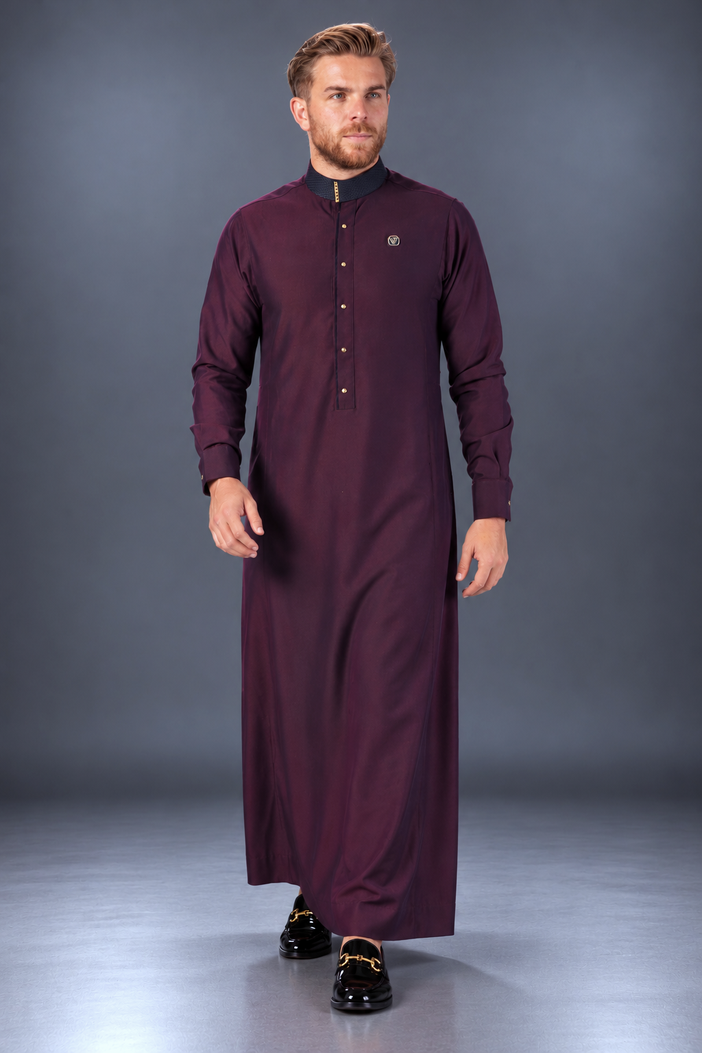 Lawung AAR25324 Midnight Purple Thobe