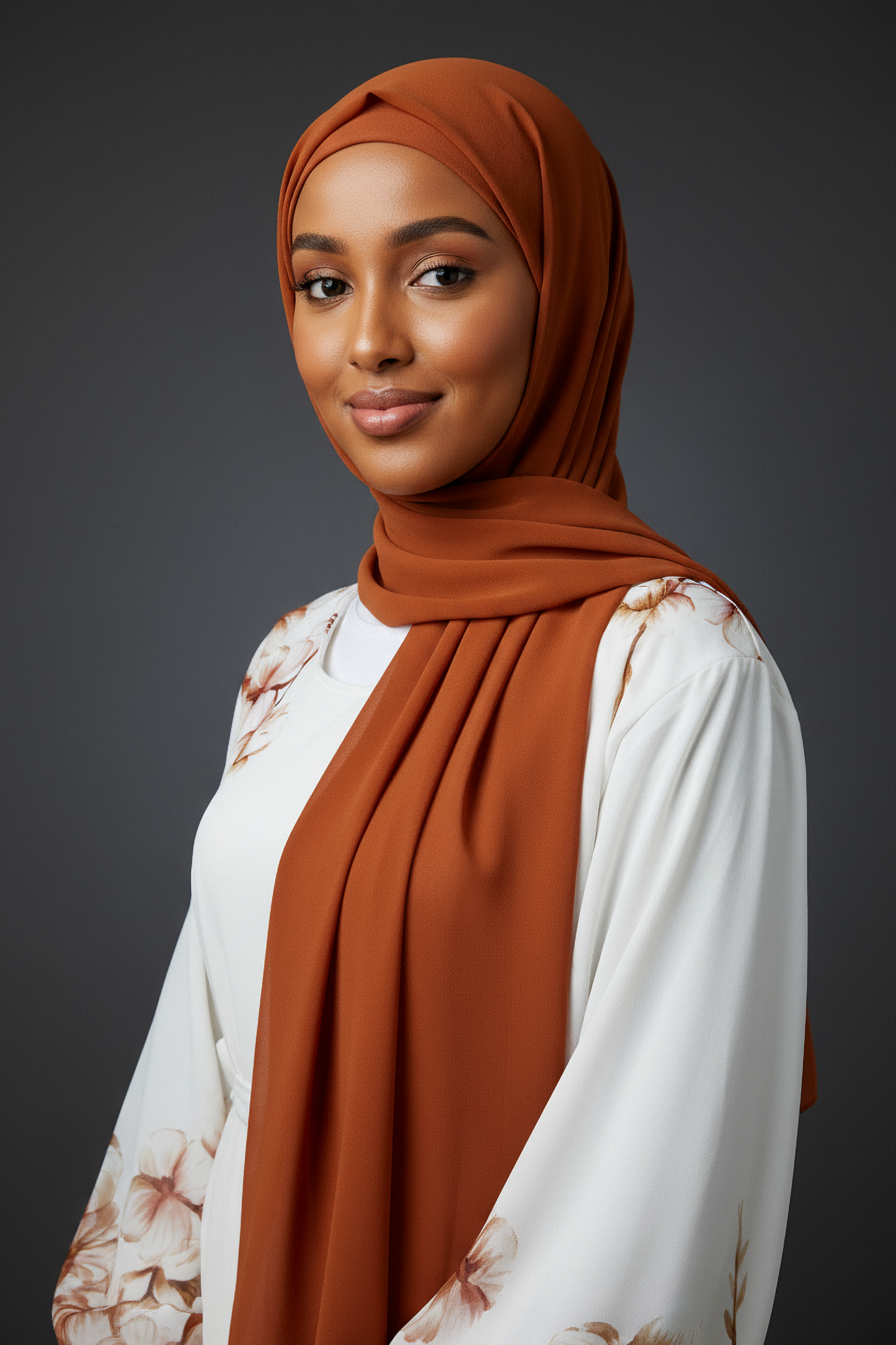 عباية لا فلور شيفون