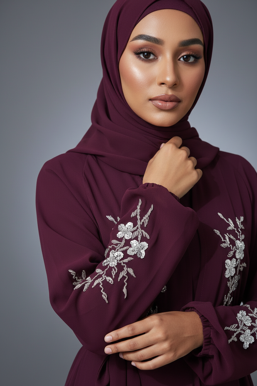 The Plum Blossom Abaya