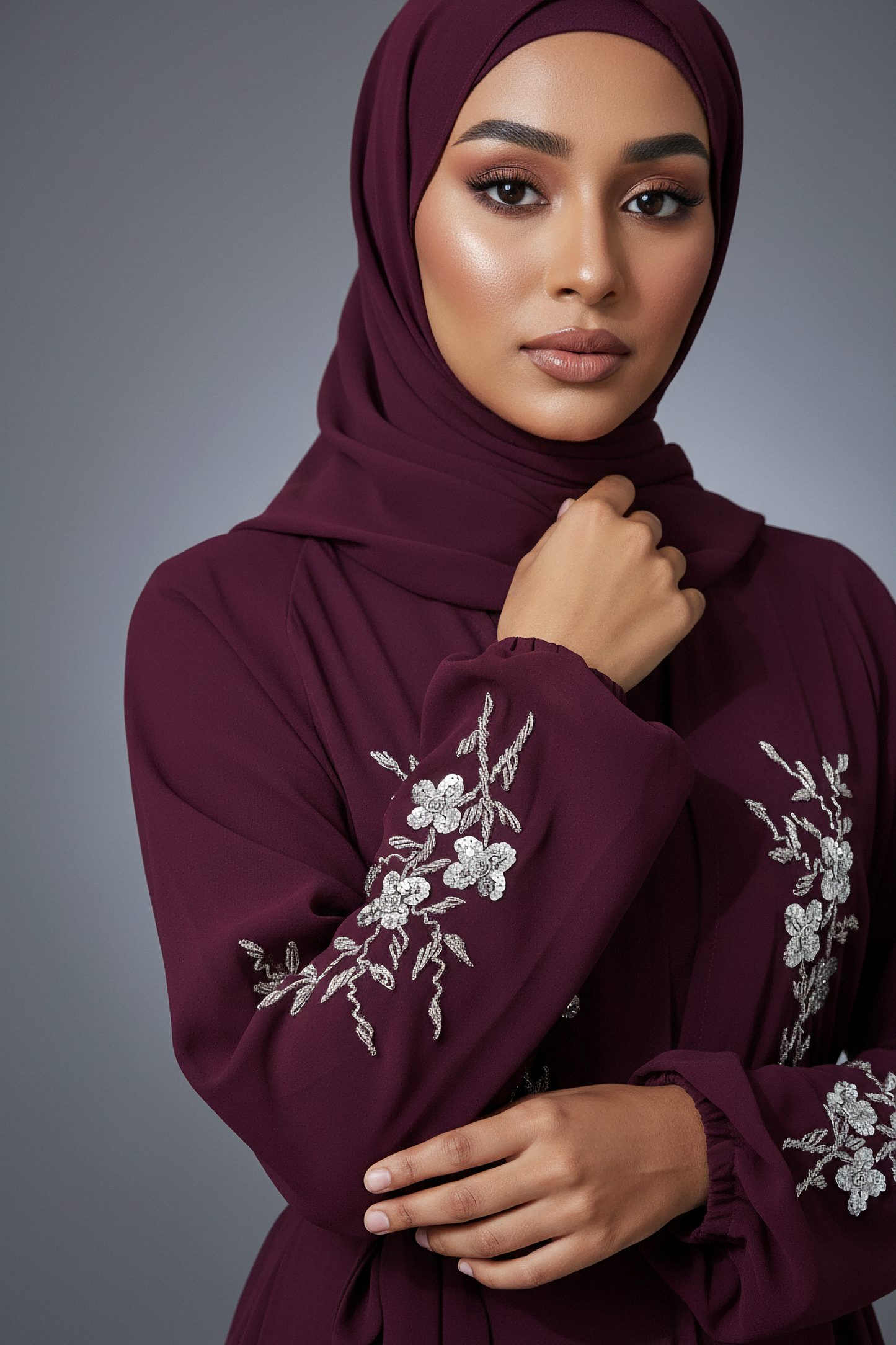 The Plum Blossom Abaya