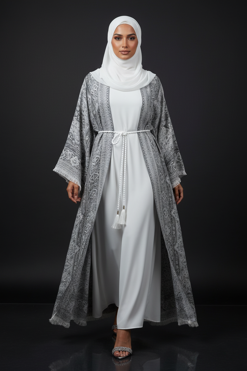 The Pearl Persian Pashmina Abaya