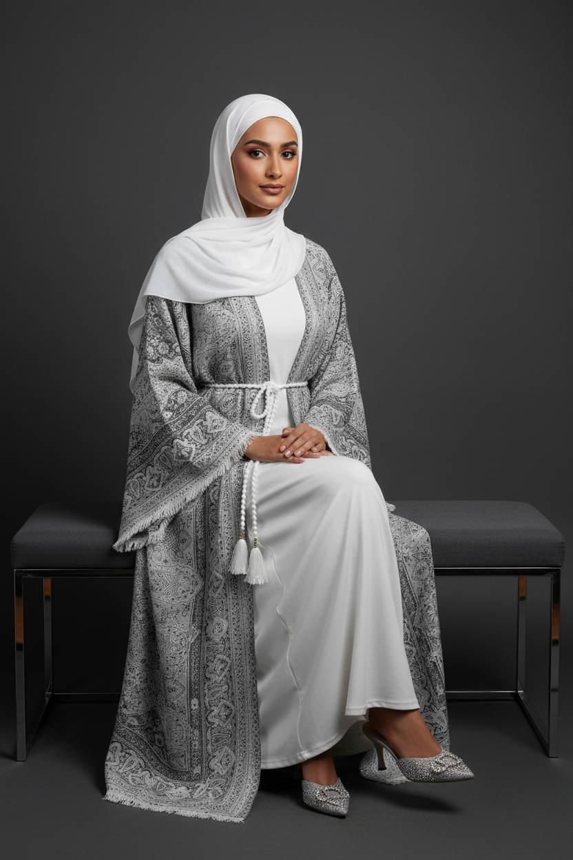 The Pearl Persian Pashmina Abaya