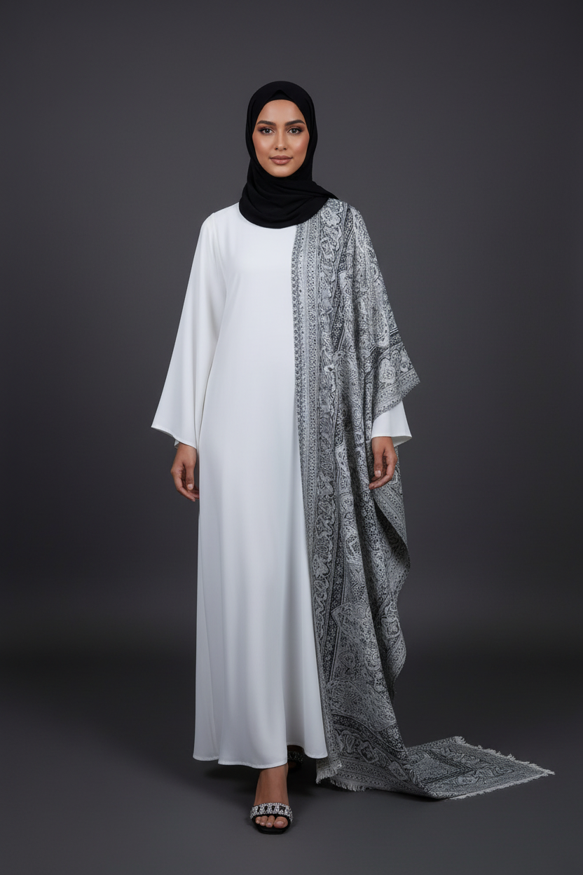 The Pearl Persian Pashmina Abaya