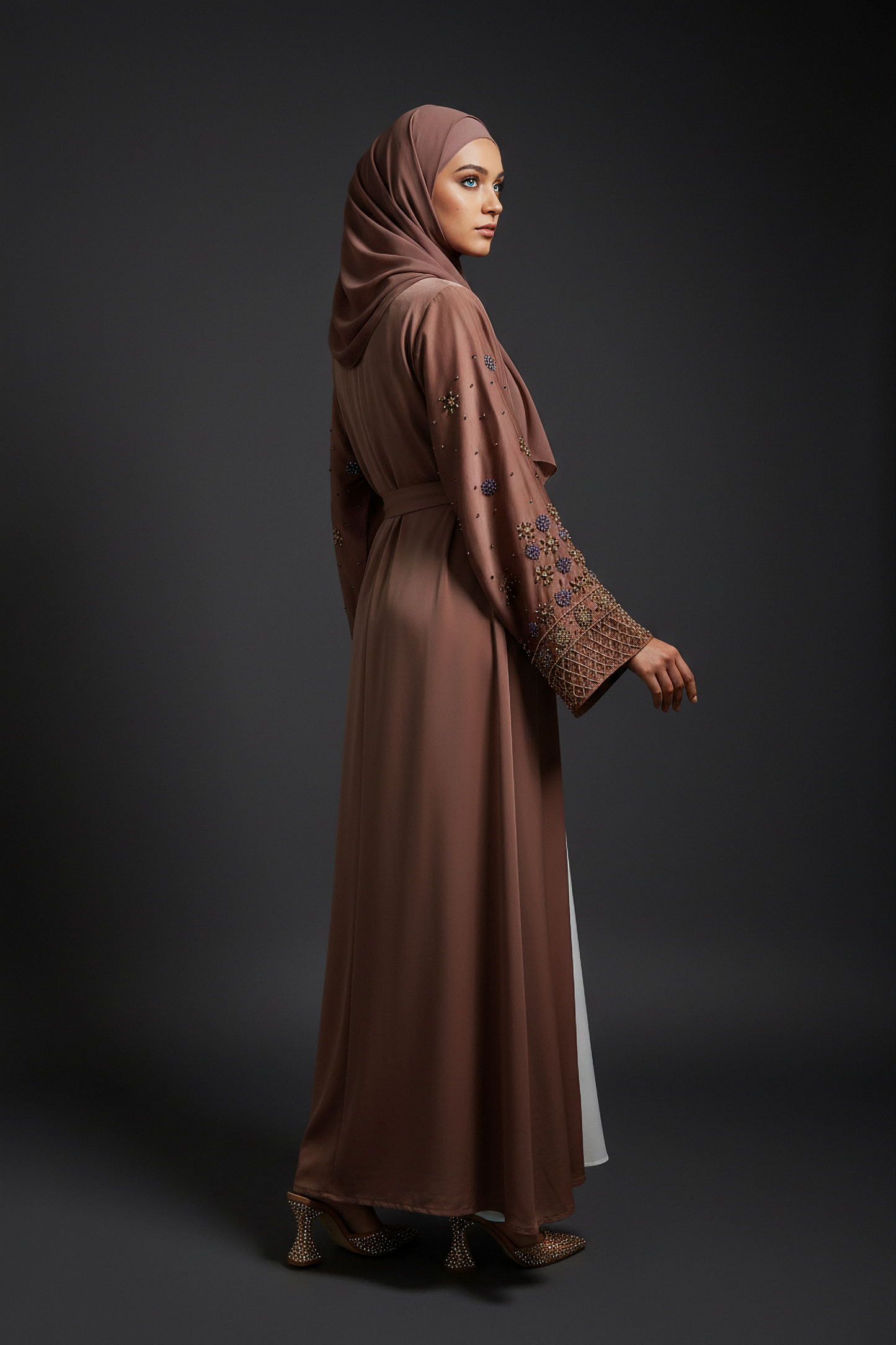 The Cinnamon Bloom Abaya
