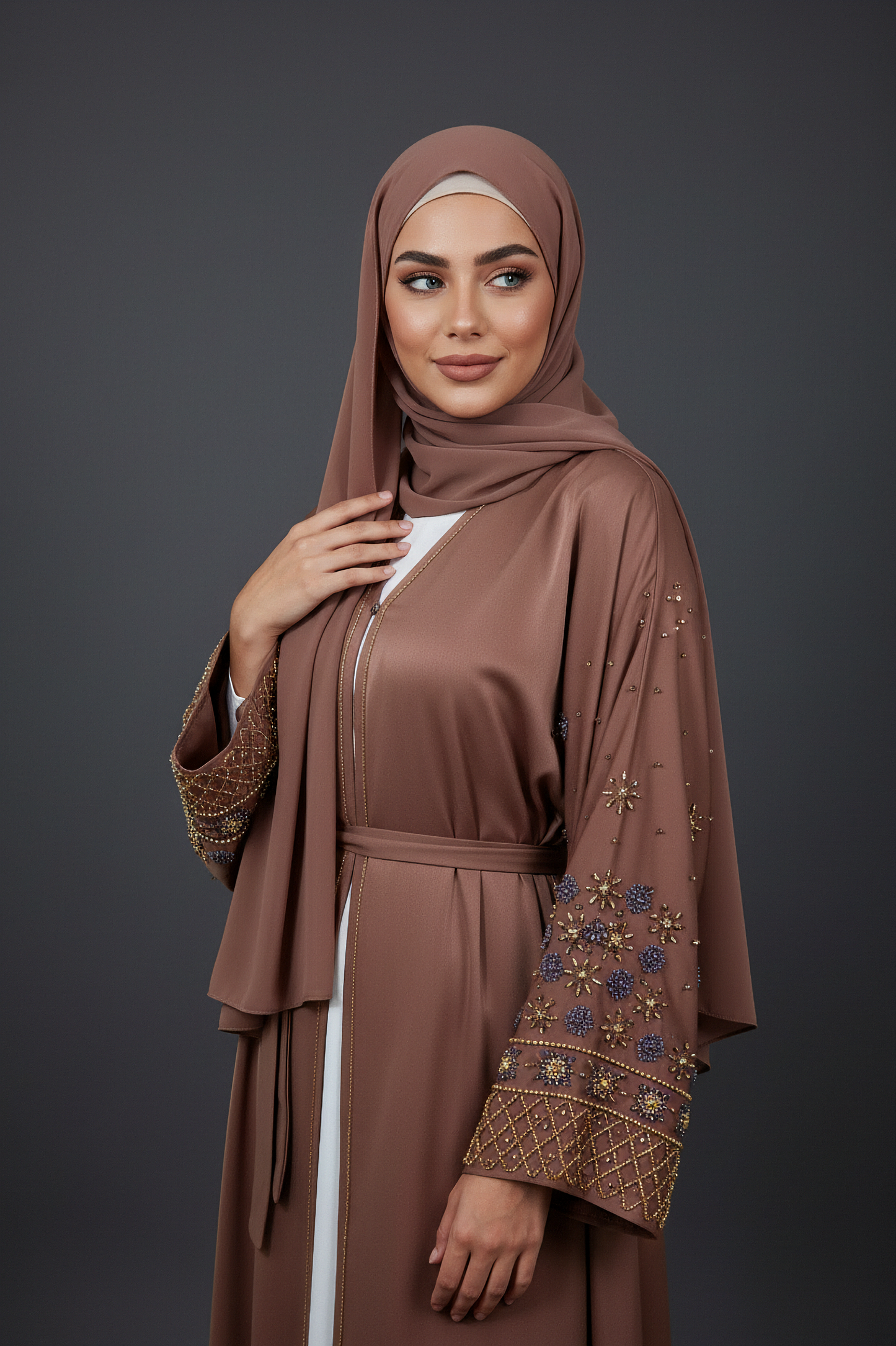 The Cinnamon Bloom Abaya