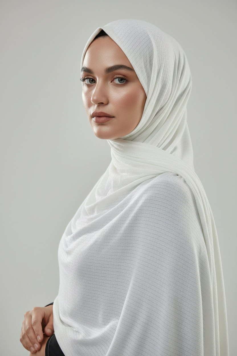 Layla - White Bamboo Jersey