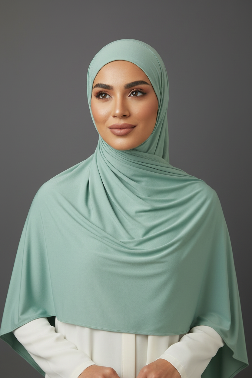 Liquid Jersey Hijab - Mint