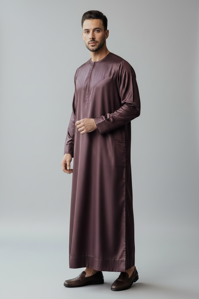 Maroon Emirati Thobe