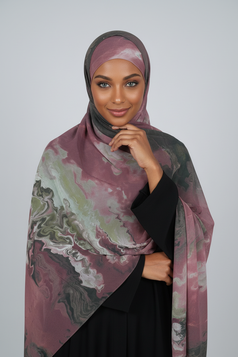 Watercolour Pour Hijabs