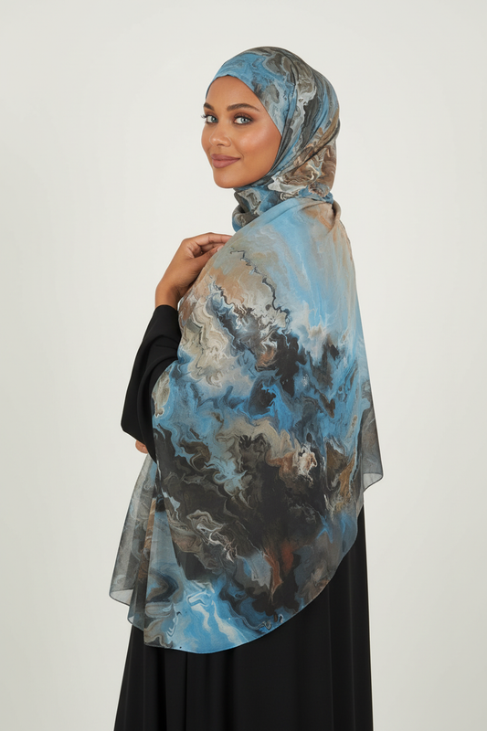 Ocean Blue & Sand Watercolour2