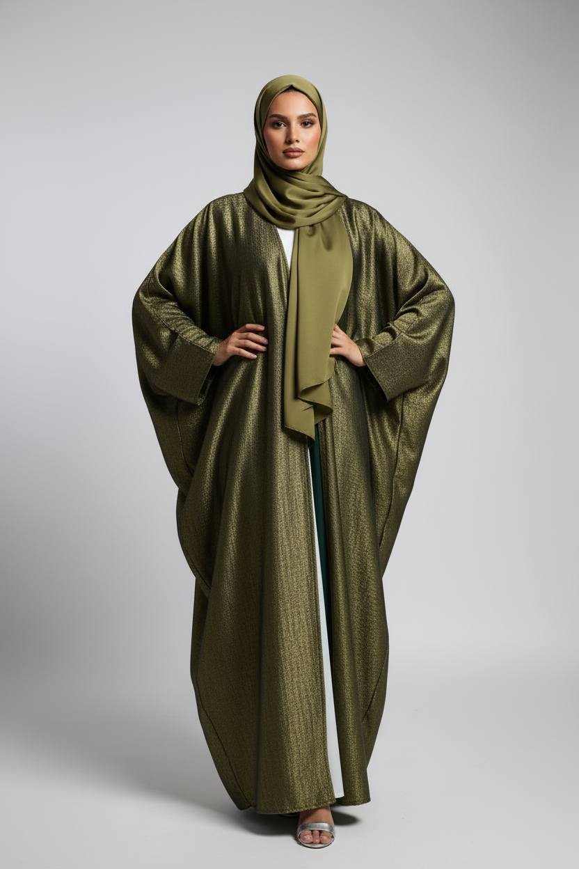 olive green abaya4