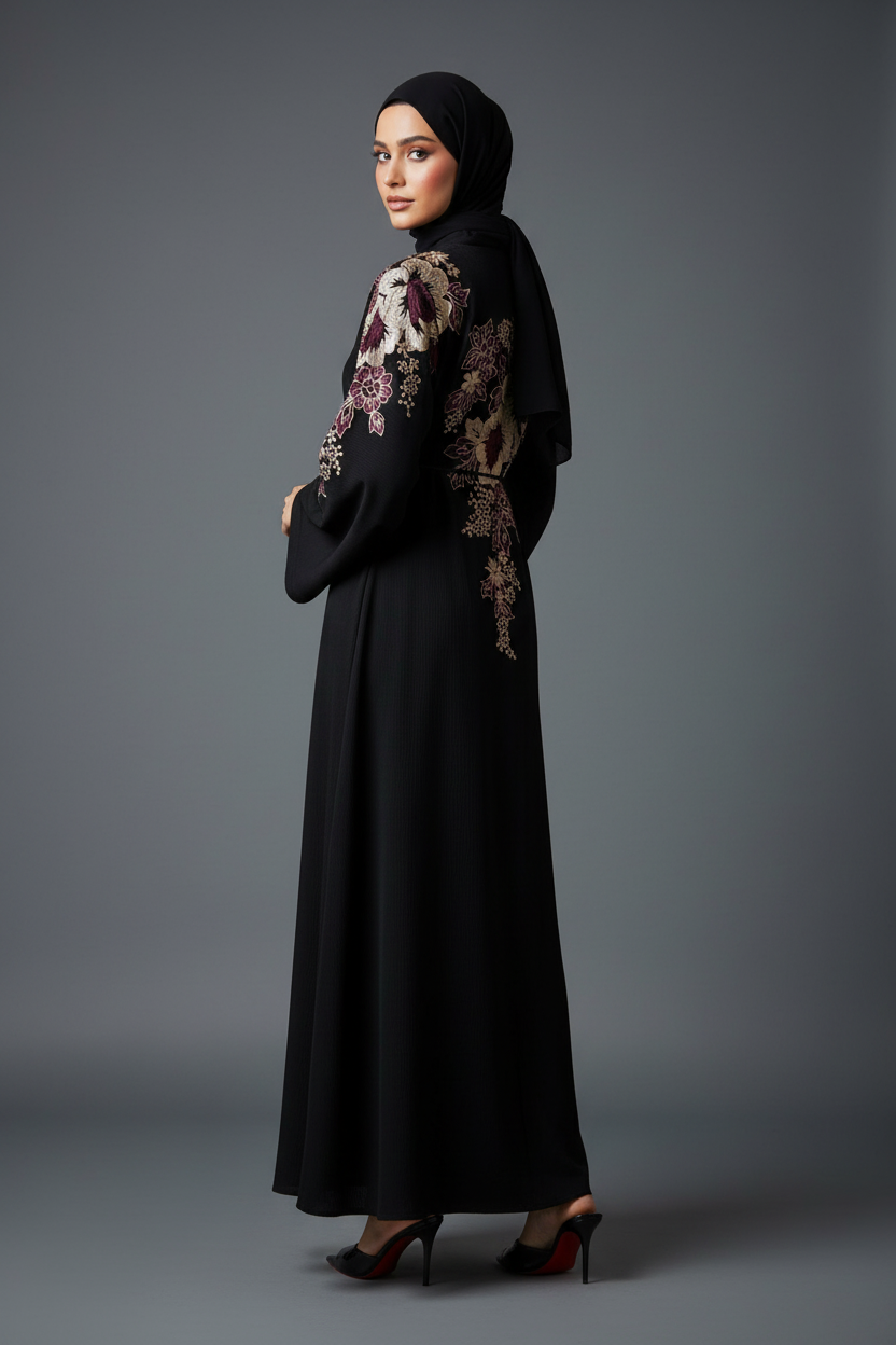 The Onyx Garden Abaya