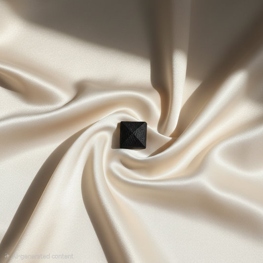 Square Hijab Magnet - Jet Black