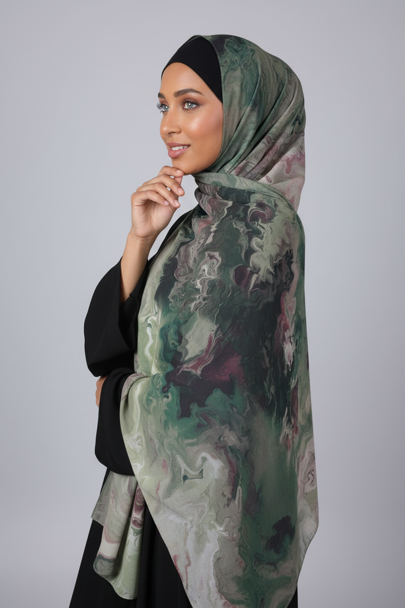 Watercolour Pour Hijabs
